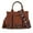 Leopard, variant on Wrangler Medium Tote Bag for Women Designer Satchel Handbags Top-handle Purses with Strap, Patchwork-Cocoa