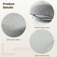 thumbnail image 4 of Car Seat Cushion with Ergonomic Design, Memory Foam Seat Cushion for Lumbar Support, Breathable Fabric, Non-Slip, Ideal for Car and Office Use, 15.7 x 16.9 x 11.4 in, Gray, 4 of 6