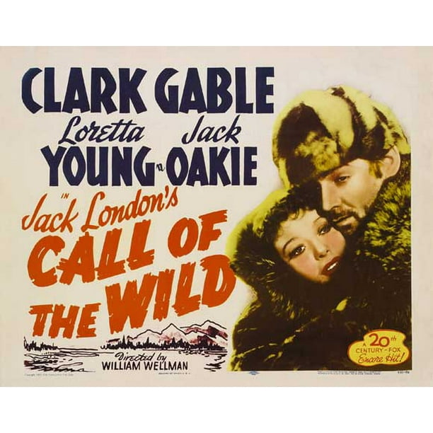 The Call Of The Wild Movie Poster Half Sheet Style A 22 X 28 1935 Walmart Com Walmart Com