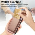 thumbnail image 4 of Allytech 2 in 1 Detachable Wallet Case for iPhone 15, [Thin & Light] [Compatible with MagSafe] Luxury PU Leather Card Holder Soft Bumper Shockproof Anti-Scratch Magnetic Case, Pink, 4 of 11
