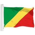 thumbnail image 3 of G128 Combo Pack: American USA Flag 3x5 Ft & Republic of the Congo Flag 3x5 Ft | Both LiteWeave Pro Series Printed 150D Polyester, Brass Grommets, 3 of 9