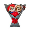 thumbnail image 2 of Chucky And Tiffany Plush Valentine's Bouquet, Multi-Color, All Ages, 2 of 5