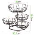 thumbnail image 2 of Fruit Basket, Bextsrack 4-Tier Fruit Basket Hoom Decor Metal Fruit Basket Bowl Vegetables Bread Storage Bowl for Kitchen, 2 of 7