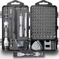thumbnail image 1 of Kit de reparación de computadora, juego de destornilladores de precisión para reparación de computadora portátil 122 en 1, con 101 puntas magnéticas y 21 herramientas profesionales de reparación, 1 of 5