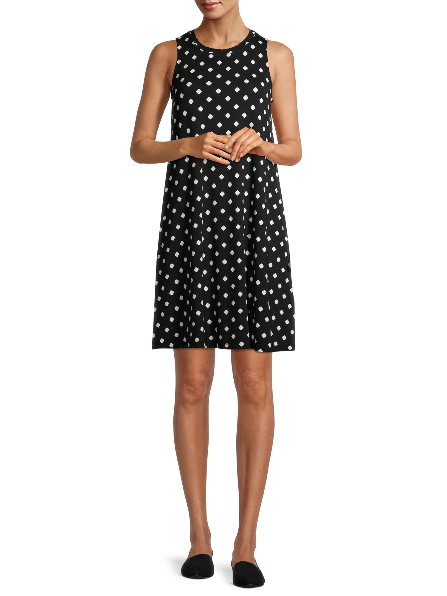 Time and Tru Women's Sleeveless Knit Dress