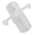 thumbnail image 4 of Conector De Tubo De Oxígeno, Pared Interior Gruesa Junta De Tubo De Oxígeno De Plástico Inofensivo Confiable Universal Para Generador De Oxígeno Para Ventilador, 4 of 7