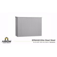 thumbnail image 4 of Arrow Elite 8 x 4 x 6 ft Galvalume Steel Storage Shed, 4 of 6