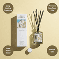 thumbnail image 3 of Elle Cadeaux Reed Diffuser Morning Jasmine Scent with Sticks, Floral Essential Oil Home Fragrance, 6oz, 3 of 7