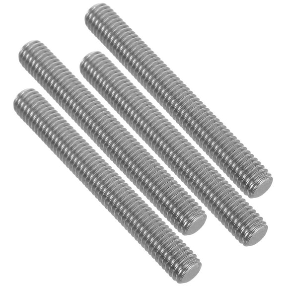 4pcs Stainless Steel Threaded Rods For Industrial Use For Heavy-Duty Fastening And Assembly Projects Fully Thread Rod Full Thread Rods