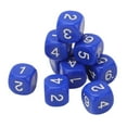 thumbnail image 1 of 20PCS 6 Côtés Numéro, 4 Couleurs, Conception de Coin Rond en Plastique Jeu de Plateau Outils d'Enseignement, 1 of 8