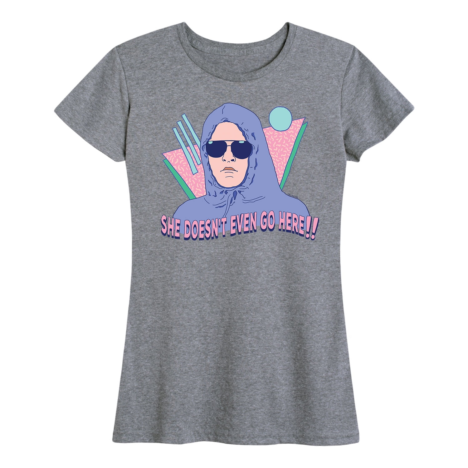 Camiseta 'She Doesn't Even Go Here' - Divertida, Unisex, Varios Colores