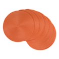 thumbnail image 1 of Set de Individuales Redondos DII Naranja 38 cm 6 Piezas, 1 of 9
