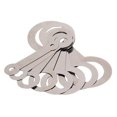 thumbnail image 4 of HLONK 8 Pcs/Set Anneaux de Nivellement pour Saxophone Flûte Clarinette (Argent), 4 of 4