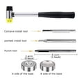 thumbnail image 3 of 120 Set Snap Fasteners Kit 12.5mm Metal Button Snaps Press Studs with 4 Setter Tools 1 Hammer 4 Color Clothing Snaps Button for Bags Jeans Jackets, 3 of 7
