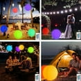 thumbnail image 7 of Mauxuk LED Floating Pool Light, RGB Color Changing Beach Light, Waterproof Decorative Light for Pool Parties and Outdoor Fun with Remote Control, 7 of 7