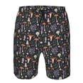 thumbnail image 4 of Kdxio Mushroom Pattern Mens Casual Shorts - Drawstring Summer Beach Sports Shorts for Men, 4 of 9