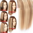 thumbnail image 5 of SEGO Thick Clip in Mini Human Hair Extensions for Women Adding Hair Volume Seamless Short Straight Clip in Human Hair Pad Hairpieces Topper for Thinning Hair, 5 of 8