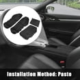 thumbnail image 2 of Unique Bargains 3Pcs/Set Auto Car Microfiber Leather Armrest Protector Cover for Honda Civic 10th Gen 2016-2020 Black with White Line, 2 of 7