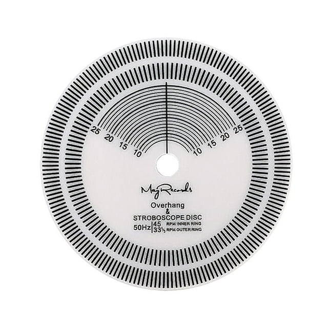 de vinilo LP estroboscópico Comprobador de de calibración estándar para herramienta de ajuste