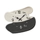 thumbnail image 5 of Reloj de pared decorativo, moderno, colgante y silencioso. Blanco y negro, 5 of 9