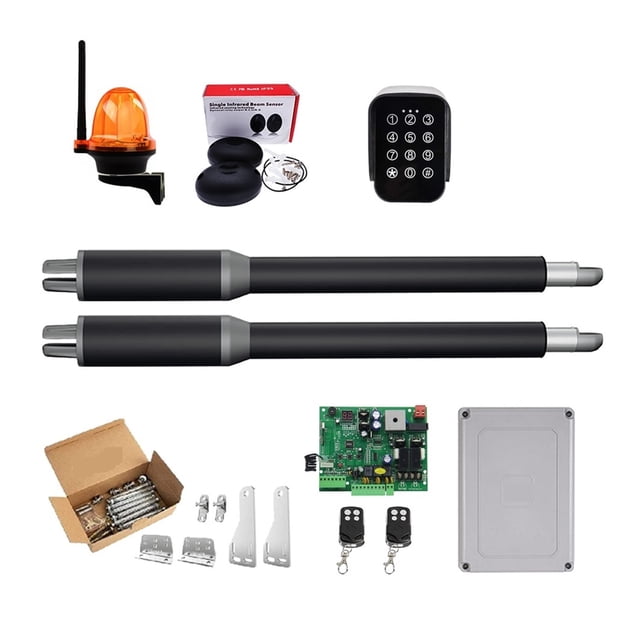 Dual Gate Openers Engine Motor System Automatic Door AC220V/AC110V Swing Gate Driver Closer Actuator Suit Opener ,Free Your Hands