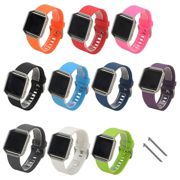 23mm Adjustable Sports Watchband Silicone Watch Strap watch strap for Fitbit Blaze Smart Watch Walmart