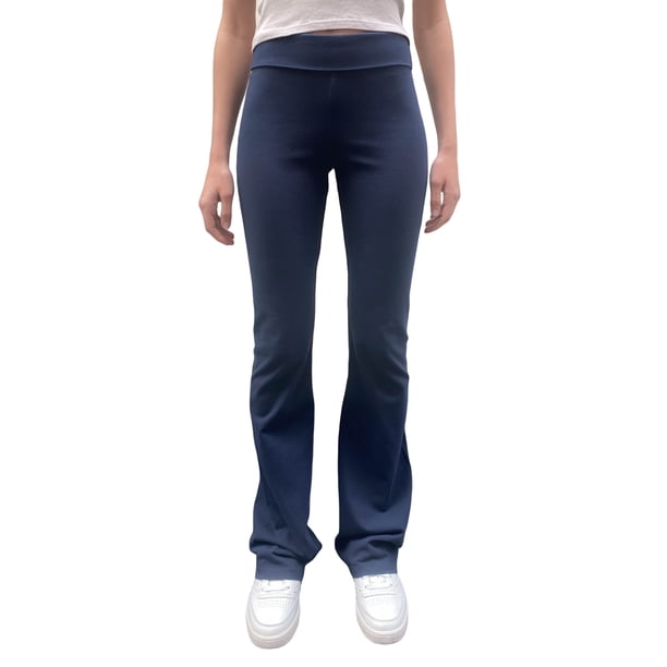 Txlixc Pantalones casuales femeninos, pantalones de cintura alta y elásticos de color sólido, adecuados para el uso diario Txlixc moda