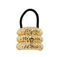 thumbnail image 2 of Metal Hair Tie Ponytail Hair Gold Hair Gold Ponytail Silver Metal Hair Ties Hair Elastic Hair Ties For Women Gold Hair Accessories Mini Hair Ties Hair Strings for Braids Thick Ponytail Scarf for, 2 of 4