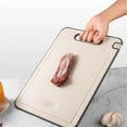 thumbnail image 5 of Mohdy Titanium Alloy Cutting Board A,Cutting Board – Tibo Cutting Board with in Sharpener Double Pure & Pp Kitchen Board Non Prep Board,Food-Grade Material,Bpa-Free,Non-Toxic,Odorless, 5 of 9