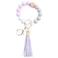 thumbnail image 2 of EIMELI WTN Fashion Creative Keychain Bracelet Wristlet Key Ring Beaded Bangle Key Chains for Women, 2 of 2