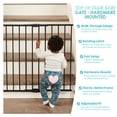 thumbnail image 5 of Regalo Extra Wide 2-in-1 Metal Stairway & Hallway Baby Safety Gate with Mounting Kit, Ages 6–24 Months, Black, 5 of 10