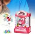 thumbnail image 1 of Máquina dispensadora de dulces con garra Hugo Mini máquina expendedora para niños pequeños Rosa 10 muñecas, 1 of 9
