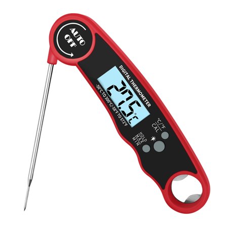 

Sukalun Digital Meat Thermometer | Waterproof Instant Read Kitchen Thermometer | Food Thermometer for Cooking Temperature Probe for Turkey BBQ Candy Liquid