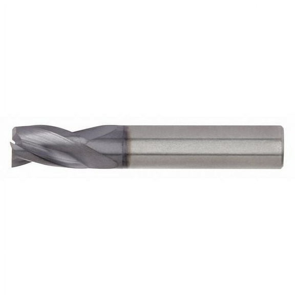 Widia Square End Mill, 0.25 in, Carbide I3S0250T050S