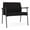 Black, variant on Mystic Reception Waiting Room Bariatric Chair / Charcoal Steel / Black