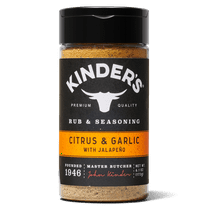 Kinder's Citrus with Garlic and Jalapeno Barbecue Seasoning for Grilling, 6.1 oz