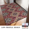 thumbnail image 3 of Red Boho Ethnic Geometric Pattern Door Rugs,Washable Non Slip Door Mats Indoor,Decorative Door Mats,Entry Mat Indoor for Entrance,Bedroom,Kitchen,Bathroom,20"x32", 3 of 6