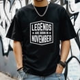 thumbnail image 3 of Men's T Shirts Summer New Trendy Sports Shirt Round Neck Patterned Tee Loose Classic Style S, 3 of 4