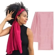 Headwrap for Women | 100% Satin & Silk Head Scarf Turban for Thick Curly Hair