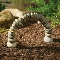 Rock Cairn Arch Sculpture Natural River Stone Arch Zen Garden Decor