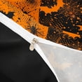 thumbnail image 5 of Homewish Halloween Bat Spider Web Twin Duvet Cover, Grunge Halftone Twin Bedding, Orange Black, Black Reversible 2-Piece, 1 Duvet Cover and 1 Pillowcase, 5 of 7
