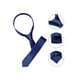 thumbnail image 4 of INSPIRE CHIC Corbata ajustable de pura seda para hombres, decorativa, color azul marino, talla única, 4 of 7