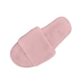 thumbnail image 2 of Fnooota Womens Slide Slippers, Indoor Soft Sole Non Slip Open Toe Fuzzy Slippers Bedroom Shoes Pink Size 9-9.5, 2 of 7