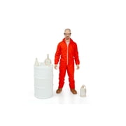 Breaking Bad Walter White In Orange Hazmat Suit Figure | Measures 6 Inches Tall