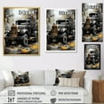 thumbnail image 4 of Designart "Classic Black Garbage Collector" Truck Wall Art Living Room, 4 of 7