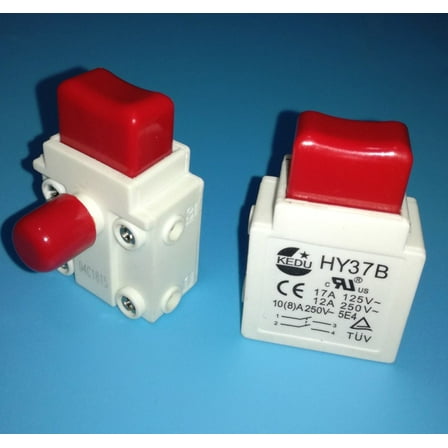 KEDU HY37 Dustproof Trigger Switches for Lawn Mower 125/250V 17/12/10A