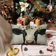thumbnail image 6 of Qinduosi Set of 2 Cow Greenery Eucalyptus Throw Pillow Covers 12x20 Inch Outdoor Spring Summer Decor Country Farmhouse Lumbar Decorative Cases Decorations for Couch Sofa Living Room 12x20inch, 6 of 8