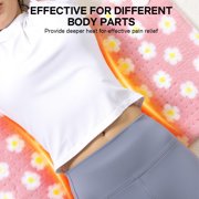 ALLJOY Heating Pad, Extra Large 33x17 Electric Heat Pad for Back, Neck, and Shoulder Pain Relief, King Size