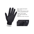 thumbnail image 3 of Unisex Men's Cycling Gloves Touchscreen Full Finger Winter Fleece Gloves, 3 of 5