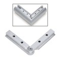 thumbnail image 3 of CRL Blumcraft BCSP1HASA Satin Anodized Horizontal Adjustable Hand Rail Corner Splice, 3 of 3